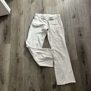 Brandy Melville Cream Wide Leg Pants